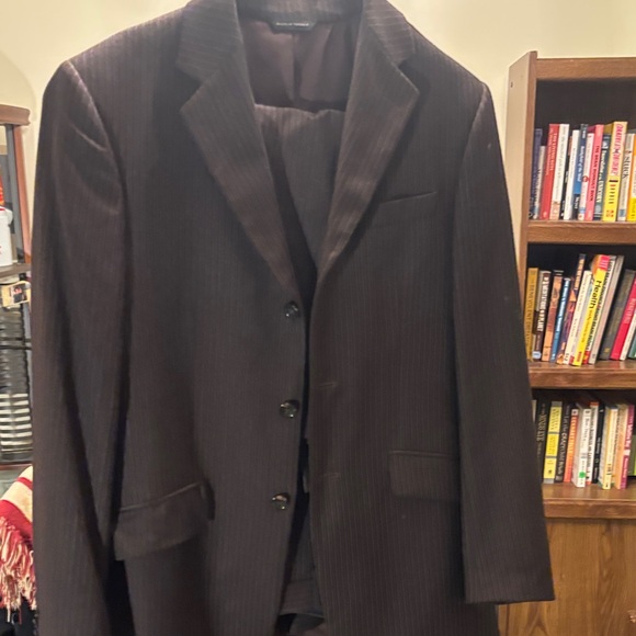 Banana Republic Dark Pinstripe Suit - Picture 6 of 10